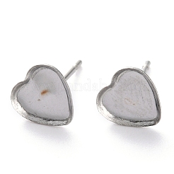 Серьги-гвоздики из нержавеющей стали 304&nbsp;LS-X-STAS-J032-13