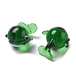 Бусины ручной работы в технике лэмпворк с неровностями&nbsp;LAMP-P067-02