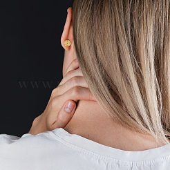 8 шт. 925 гайки для ушей из стерлингового серебра STER-BBC0008-37