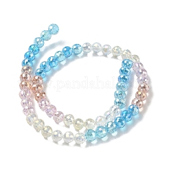 Стеклянные бусины с гальваническим покрытием &nbsp;EGLA-D300-06-6mm-07