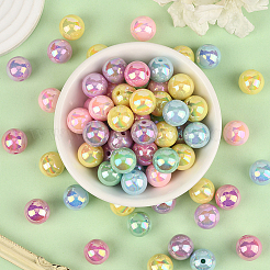 100 шт. Непрозрачные акриловые бусины&nbsp;OACR-PA0001-31C