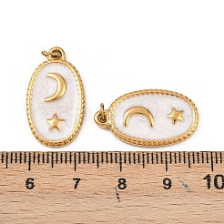 Подвески из нержавеющей стали 304 с эмалью&nbsp;STAS-G364-17G-02