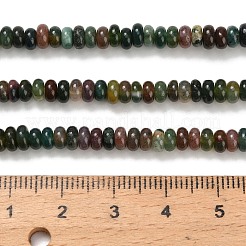 Природного индийского агата бисер нитей&nbsp;G-Z110-B38-2x4mm