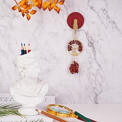 1 шт. проволочные чипсы из натуральной красной яшмы&nbsp;HJEW-SZ0001-27F