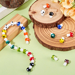 1 нить бусины лэмпворк ручной работы&nbsp;LAMP-TA0001-84C