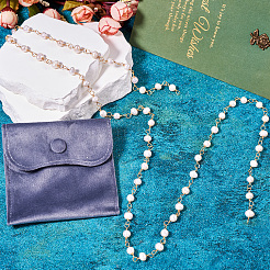 Цепочки из культивированного пресноводного жемчуга ручной работы из 1 нити&nbsp;AJEW-TA0001-93