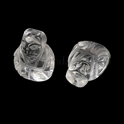 Бусины из натурального кварца с резными полуотверстиями&nbsp;G-K367-02C