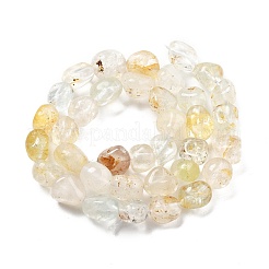 Бусы из натурального топаза G-C179-F04-01
