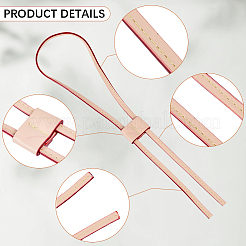 4 шт. шнурок из искусственной кожи для сумки-ведра&nbsp;AJEW-CL0001-30B