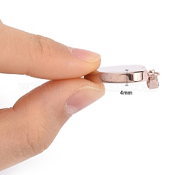 Ионное покрытие (ip) модные 304 нержавеющая сталь штамповка пустые бирки подвески STAS-J002B-01RG