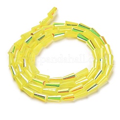 Выпечка окрашенные стеклянные бусины пряди&nbsp;DGLA-D001-03I