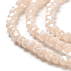 Гальванические непрозрачные стеклянные бусины&nbsp;LS-EGLA-A035-P3mm-A05