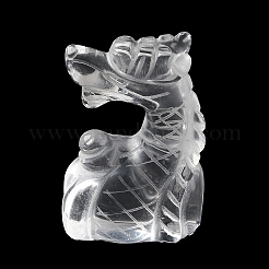 Украшения дисплея скульптуры синтетического кварца кристалла&nbsp;LS-DJEW-Q001-04