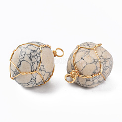 Природные подвески Говлит&nbsp;G-N332-50-01