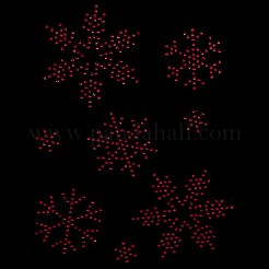 Исправление узора снежинки стразами&nbsp;DIY-WH0430-205C