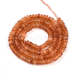 Окрашенные природные белый нефрит бисер пряди&nbsp;G-T139-57A-10