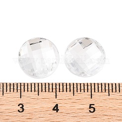 Акриловый кабошоны со стразами&nbsp;GACR-R002-12mm-08