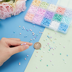 150 г 15 цвета 6/0 стеклянные непрозрачные бусины&nbsp;SEED-PH0001-96