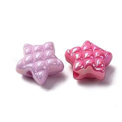 Светящиеся и УФ-покрытые непрозрачные акриловые бусины&nbsp;OACR-G052-08