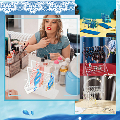 24шт. 3-х цветная мини-подвеска для сережек из акрила с 8 отверстиями&nbsp;EDIS-PH0001-84