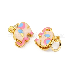 Латунь эмаль подвески&nbsp;KK-Q081-01B-MG