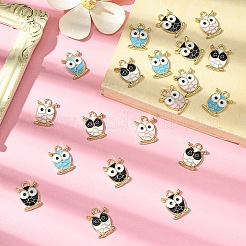 20шт 4 цвета сплава эмалевые подвески&nbsp;FIND-YW0005-33