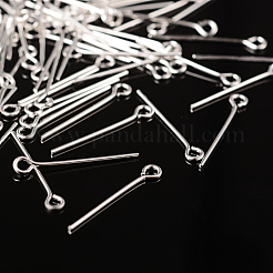 Латунная булавка для глаз с серебряным покрытием&nbsp;X-EPC2.0cm-S