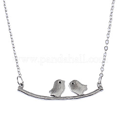 Ожерелья из сплава с подвесками в виде пар птиц для женщин&nbsp;FS-WG2DA5D-01