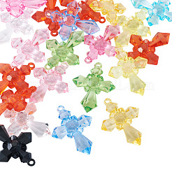 20шт прозрачные акриловые подвески&nbsp;TACR-TA0001-66