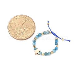 Кольца из натурального апатита&nbsp;RJEW-JR00897-02