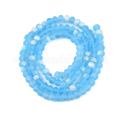 Прозрачные стеклянные бусины&nbsp;LS-EGLA-A044-T4mm-MB08-1