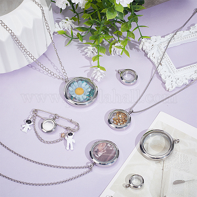 7 шт. 7 стиля подвески-медальоны из нержавеющей стали&nbsp;FIND-NB0005-95-1