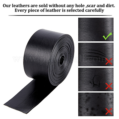 Мягкий плоский шнур из искусственной кожи&nbsp;LC-WH0006-02A-01-1