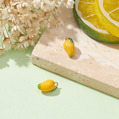 2шт латунные эмалированные подвески&nbsp;KK-YW0001-89-1