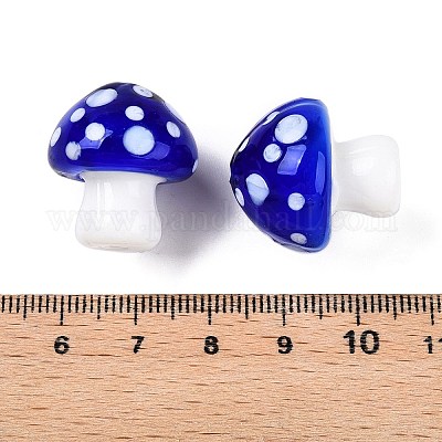 Бусы лэмпворк ручной работы LAMP-T021-13D-1