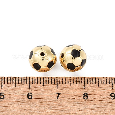 Латунные бусины&nbsp;KK-H002-02C-G-RS-1