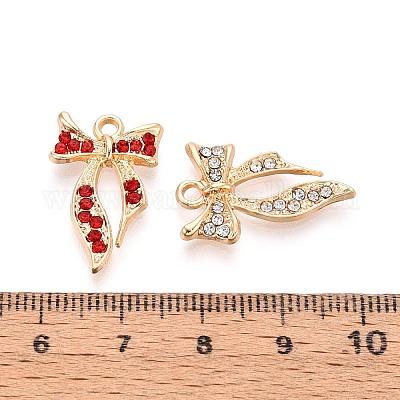 Подвески из сплава и страза PALLOY-T092-22G-1