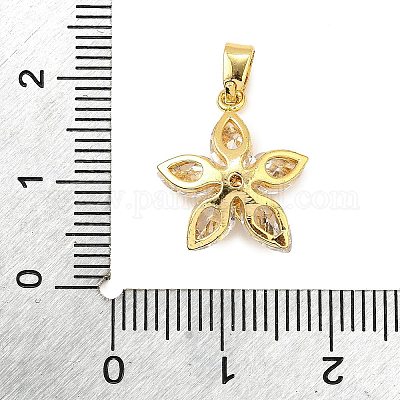 Латунные микро проложить кубического циркония подвески&nbsp;LS-KK-R227-01G-1