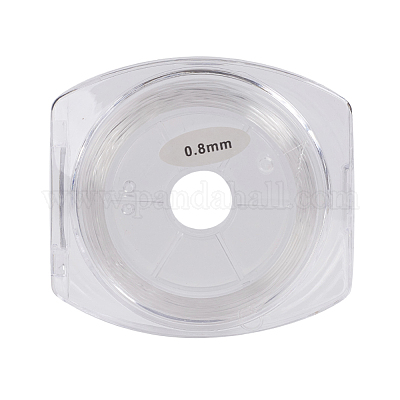 Круглая японская эластичная хрустальная нить&nbsp;EW-G008-01-0.8mm-1