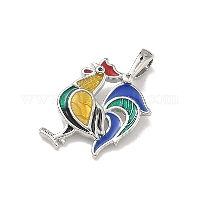 Латунь эмаль подвески&nbsp;KK-B170-09P-1