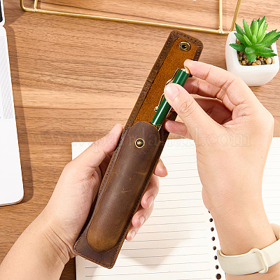 Пенал из кожи crazy horse&nbsp;OFST-WH20816-001A-1