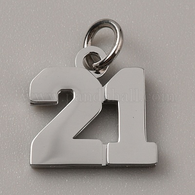 Подвески из хирургической нержавеющей стали 316 STAS-WH0022-84P-21-1