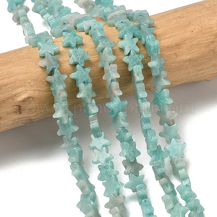 Природных амазонит бисер нитей&nbsp;G-F817-A10-01-1