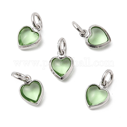 Латунные микро проложить кубического циркония подвески KK-Z137-21P-08-1