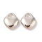 CCB Plastic Pendants, Heart, Platinum, 21x18x6.5mm, Hole: 3.5x4mm