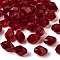 K9 Glass, Imitation Austrian Crystal Beads, Grade AAA, Faceted, Bicone, Dark Red, 10x13mm, Hole: 0.9~1mm