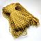 7 Inner Cores Polyester & Spandex Cord Ropes, for Rope Bracelets Making, Gold, 4mm, about 109.36 yards(100m)/bundle, 420~500g/bundle