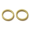 Brass Linking Rings, Cadmium Free & Nickel Free & Lead Free, Golden, Ring, 10x1mm, Inner Diameter: 8mm