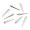Tibetan Style Alloy Pendants, Spike Beads, Cadmium Free & Nickel Free & Lead Free, Silver Color Plated, 21x3mm, Hole: 1mm
