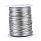 Round Copper Jewelry Wire, Platinum, 20 Gauge, 0.8mm, about 721.78 Feet(220m)/1000g